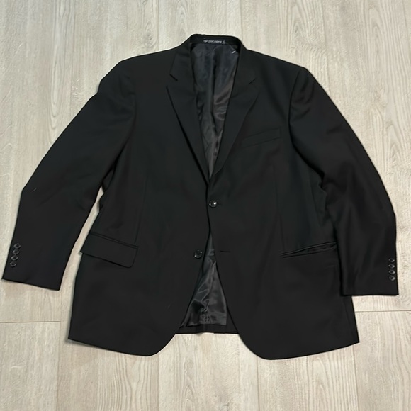 🔥BUNDLESALE Mens 46R Dockers pinstripe sports coat suit jacket blazer - Picture 1 of 7